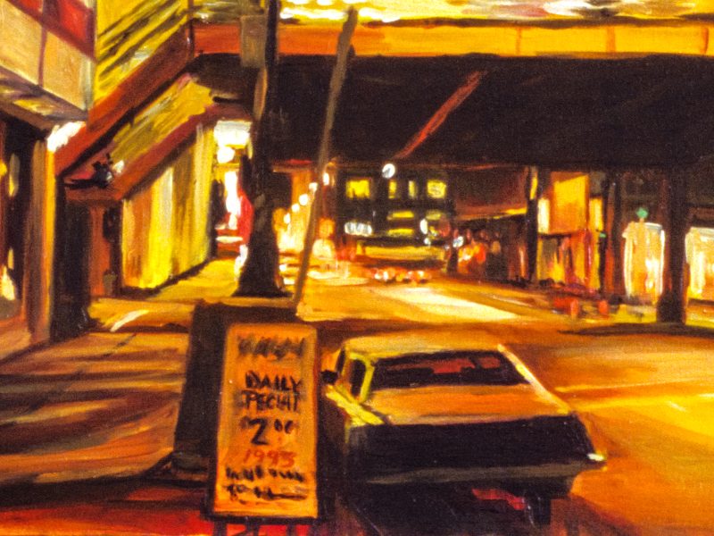 Adams & Wabash at Night
