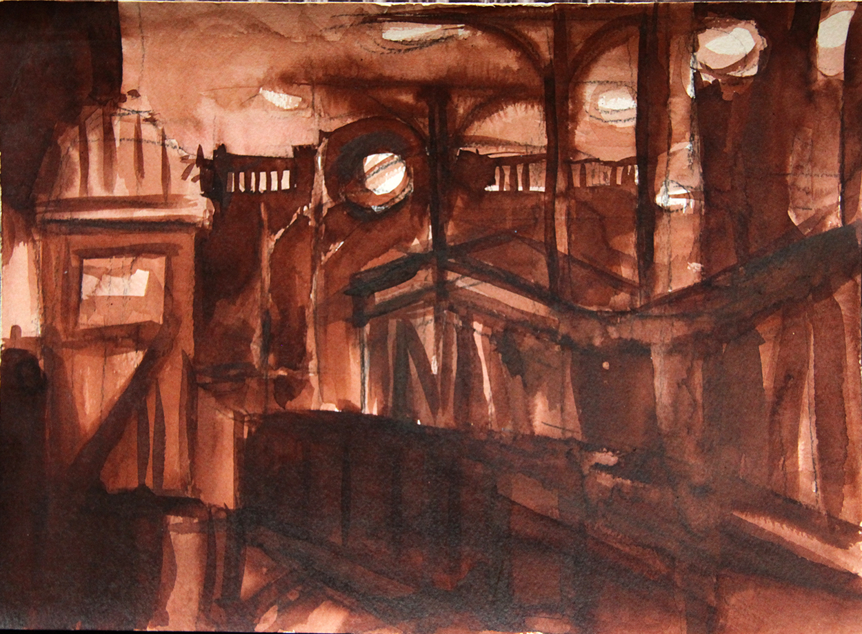 Clock, Bridge, at Sunset — image 2