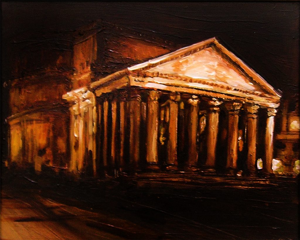 Pantheon at Night