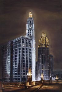 WRIGLEY BUILDING AND CHICAGO TRIBUNE