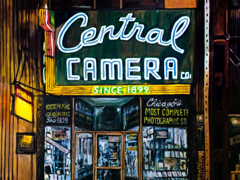 Central Camera at Night