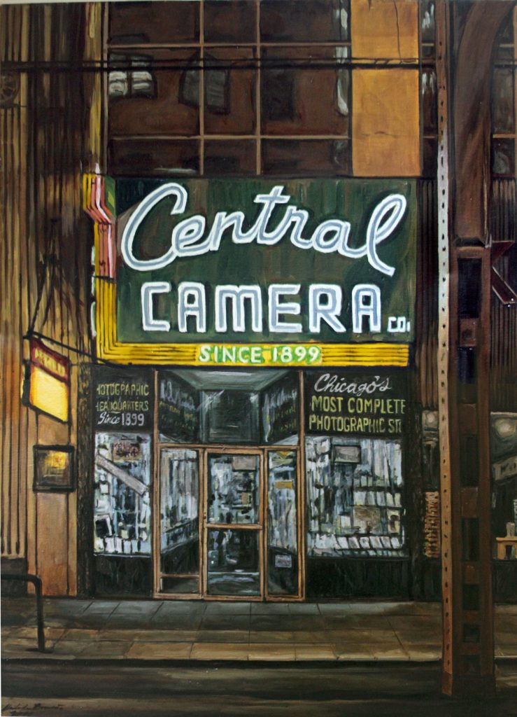 Central Camera at Night