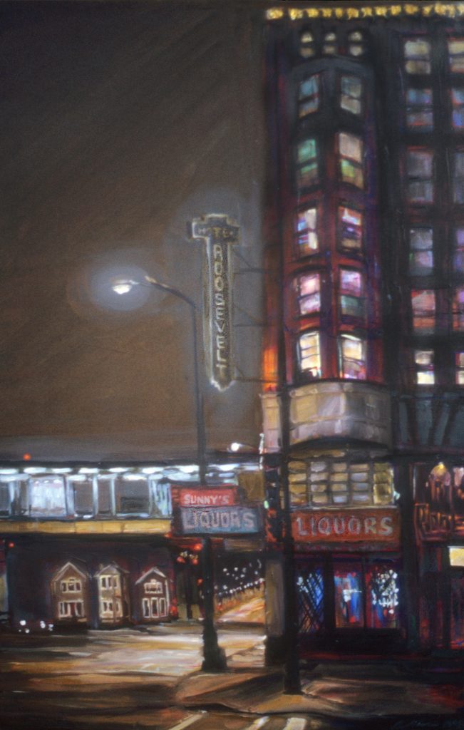 Hotel Roosevelt at Night