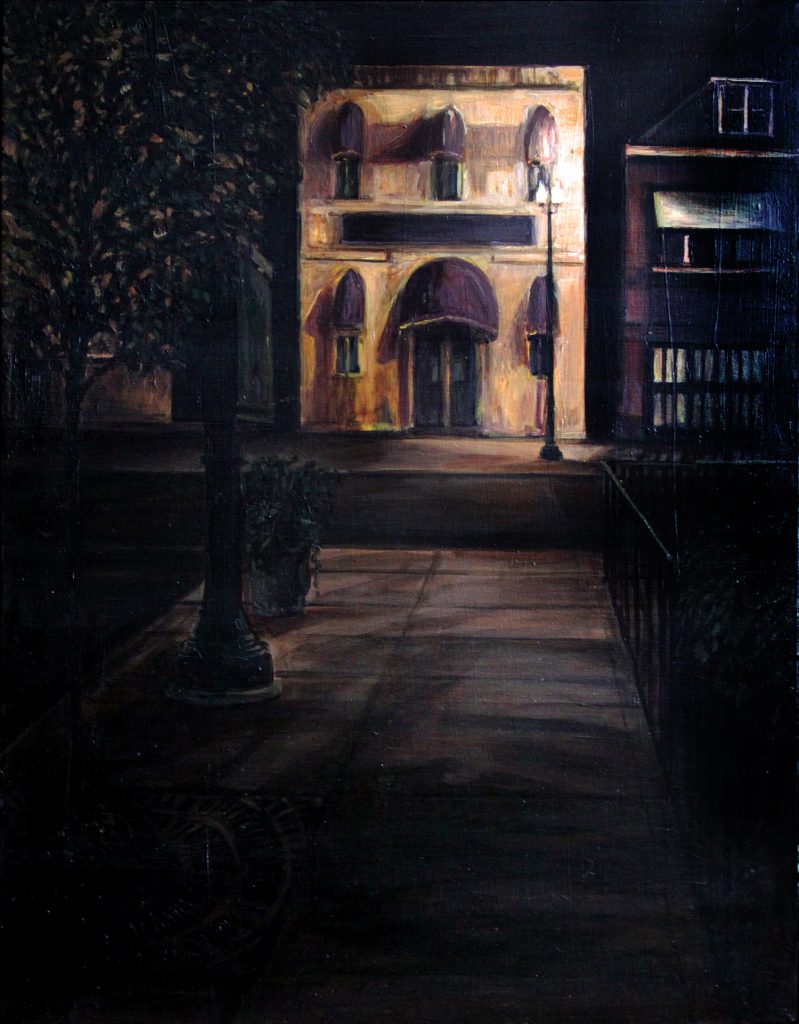 Funeral Home at Night