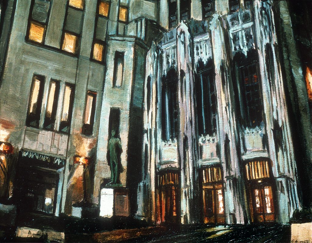 Tribune Tower Entrance