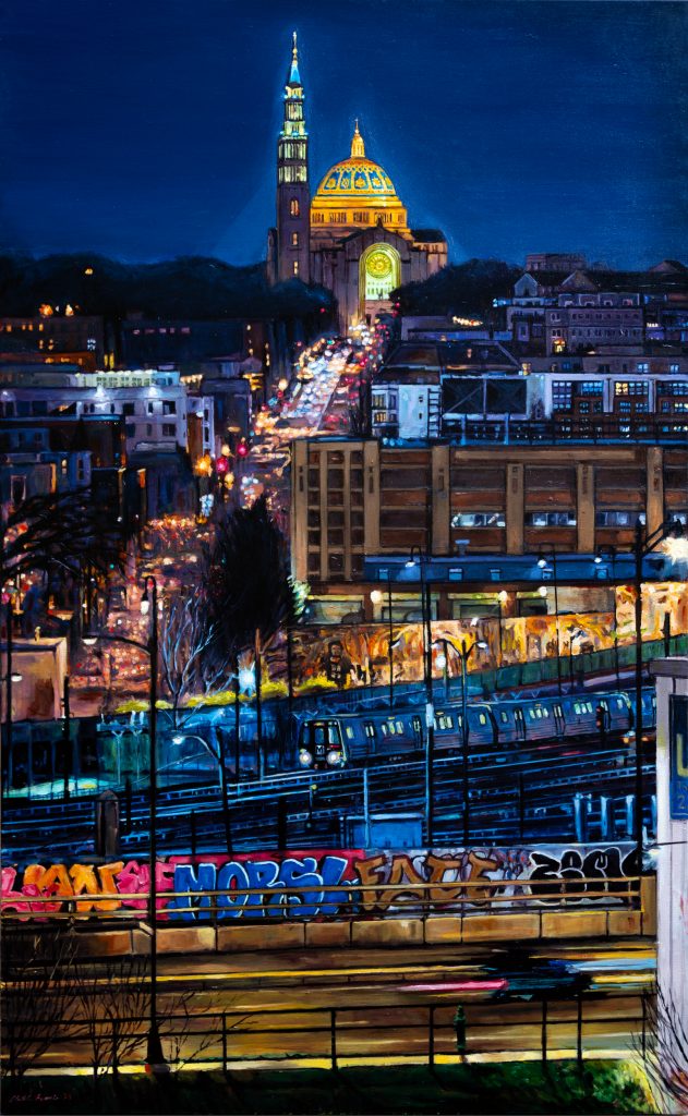 Basilica View at Night