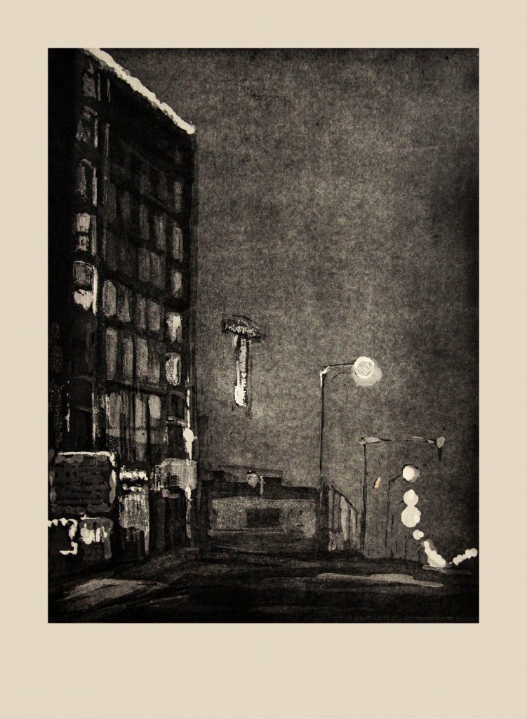 Hotel Roosevelt at Night